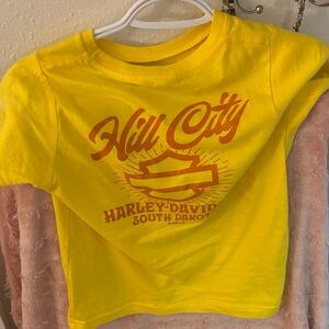 Harley-Davidson Kids Tee in Bright Yellow